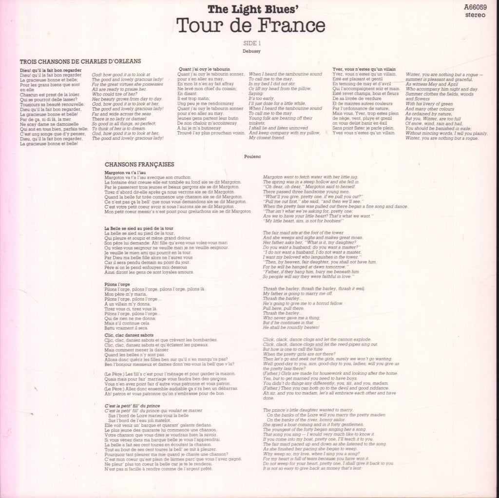 Light Blues - Tour De France - Lp