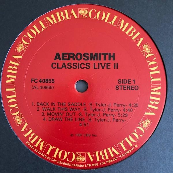 Aerosmith - Classics Live II - Lp