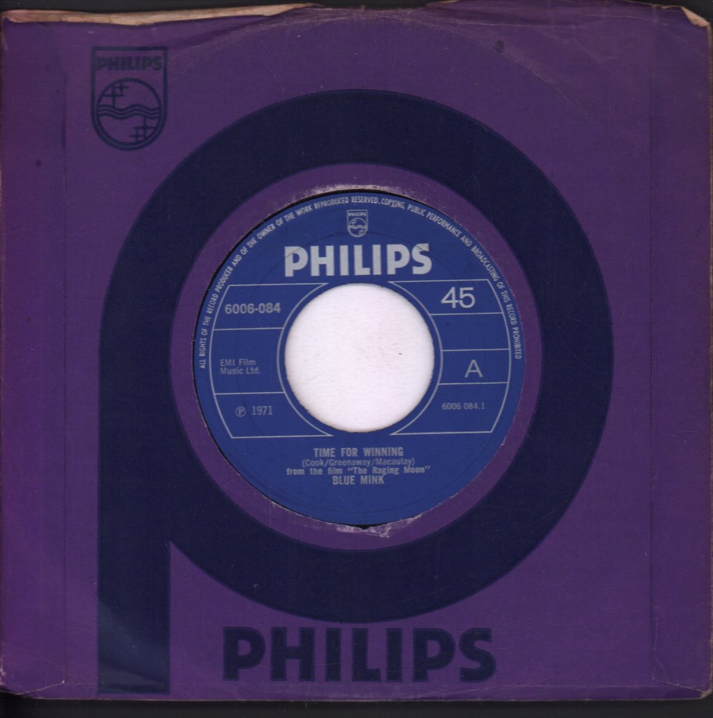 Blue Mink - Time For Winning - 7 Inch
