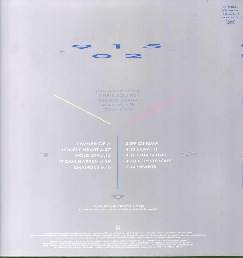 Yes - 90125 - Lp