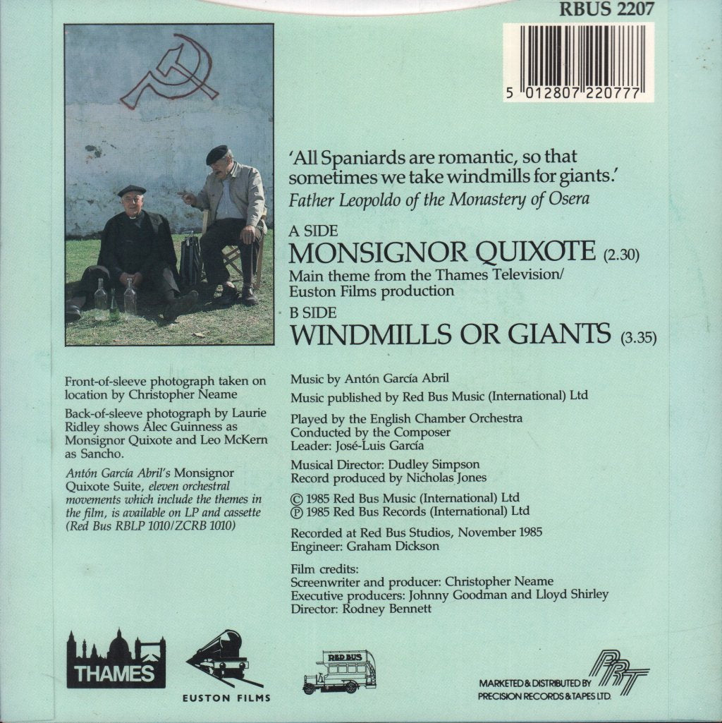 English Chamber Orchestra - Theme From Monsignor Quixote - 7 Inch