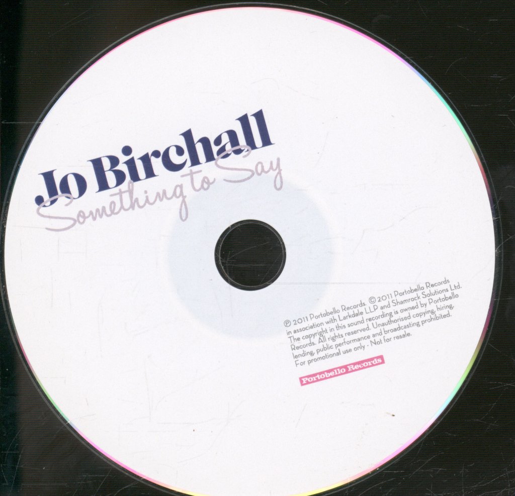 Jo Birchall - Something To Say - Cdr