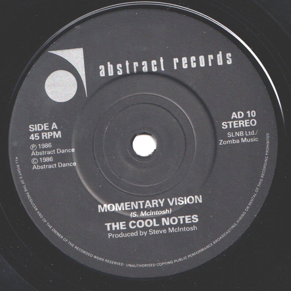 Cool Notes - Momentary Vision - 7 Inch