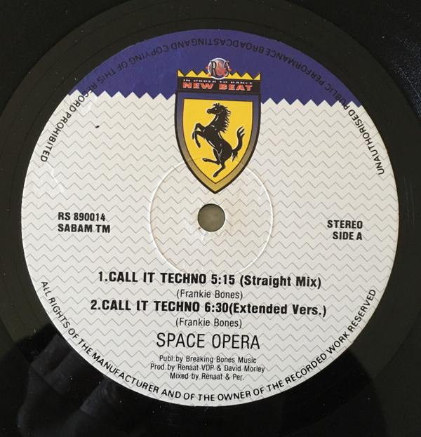 Space Opera - Call It Techno - 12 Inch