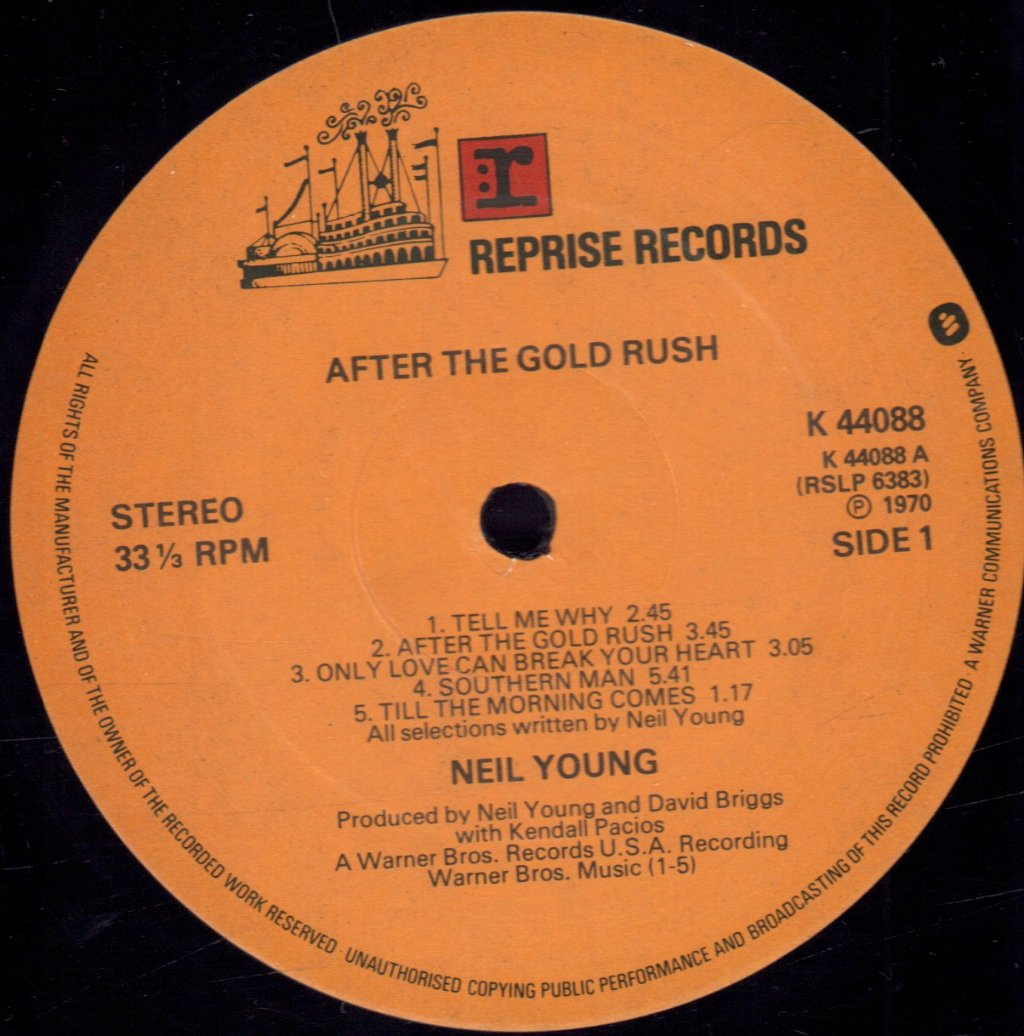 Neil Young - After The Gold Rush - Lp