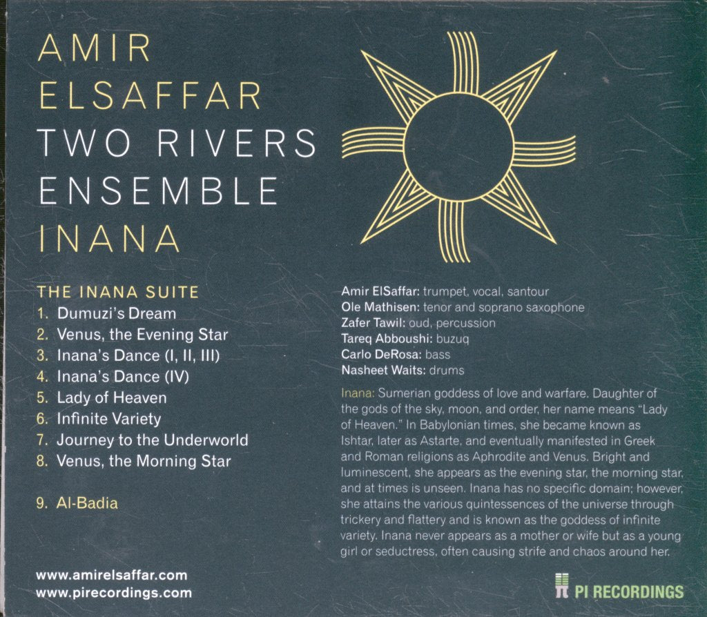 Amir ElSaffar Two Rivers Ensemble - Inana - Cd