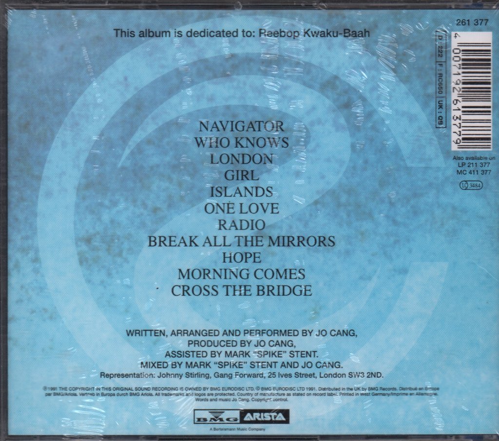 Jo Cang - Navigator - Cd