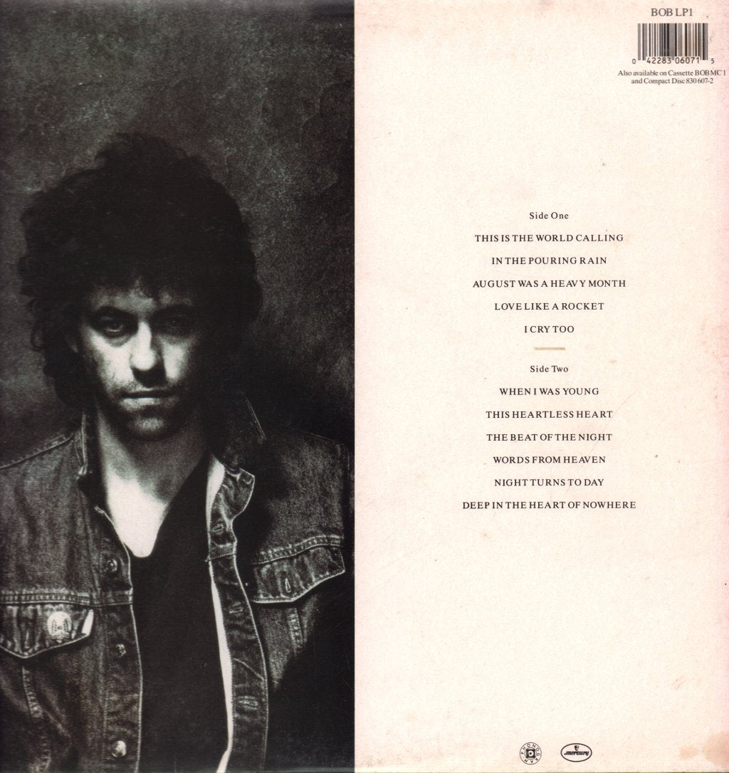 Bob Geldof - Deep In The Heart Of Nowhere - Lp