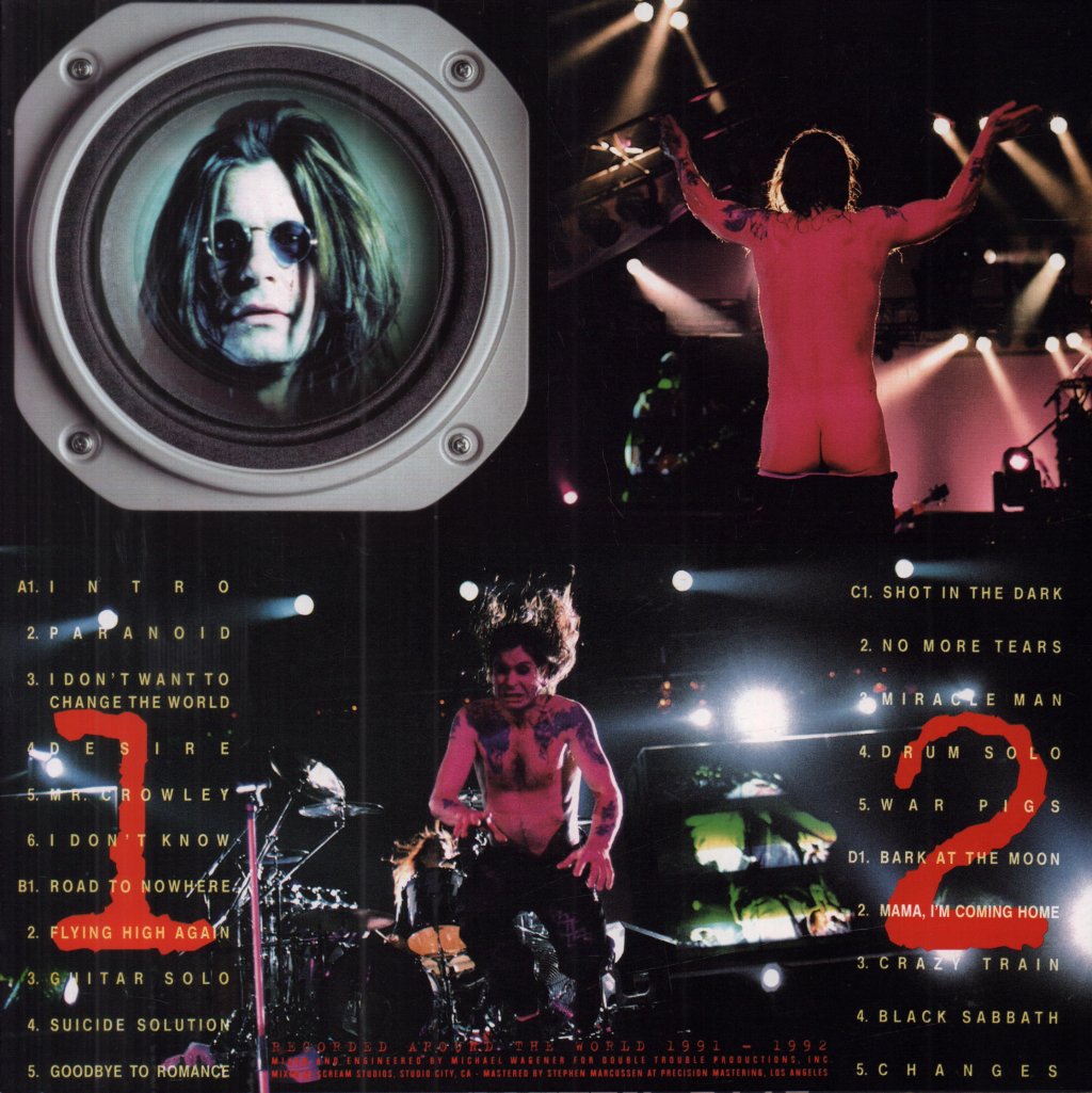 Ozzy Osbourne - Live And Loud - Double Lp