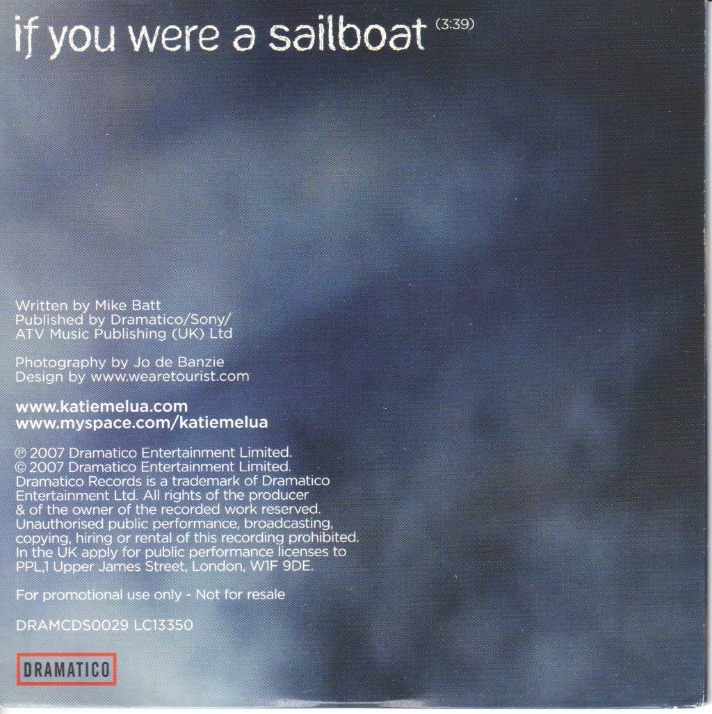 Katie Melua - If You Were A Sailboat - Cd