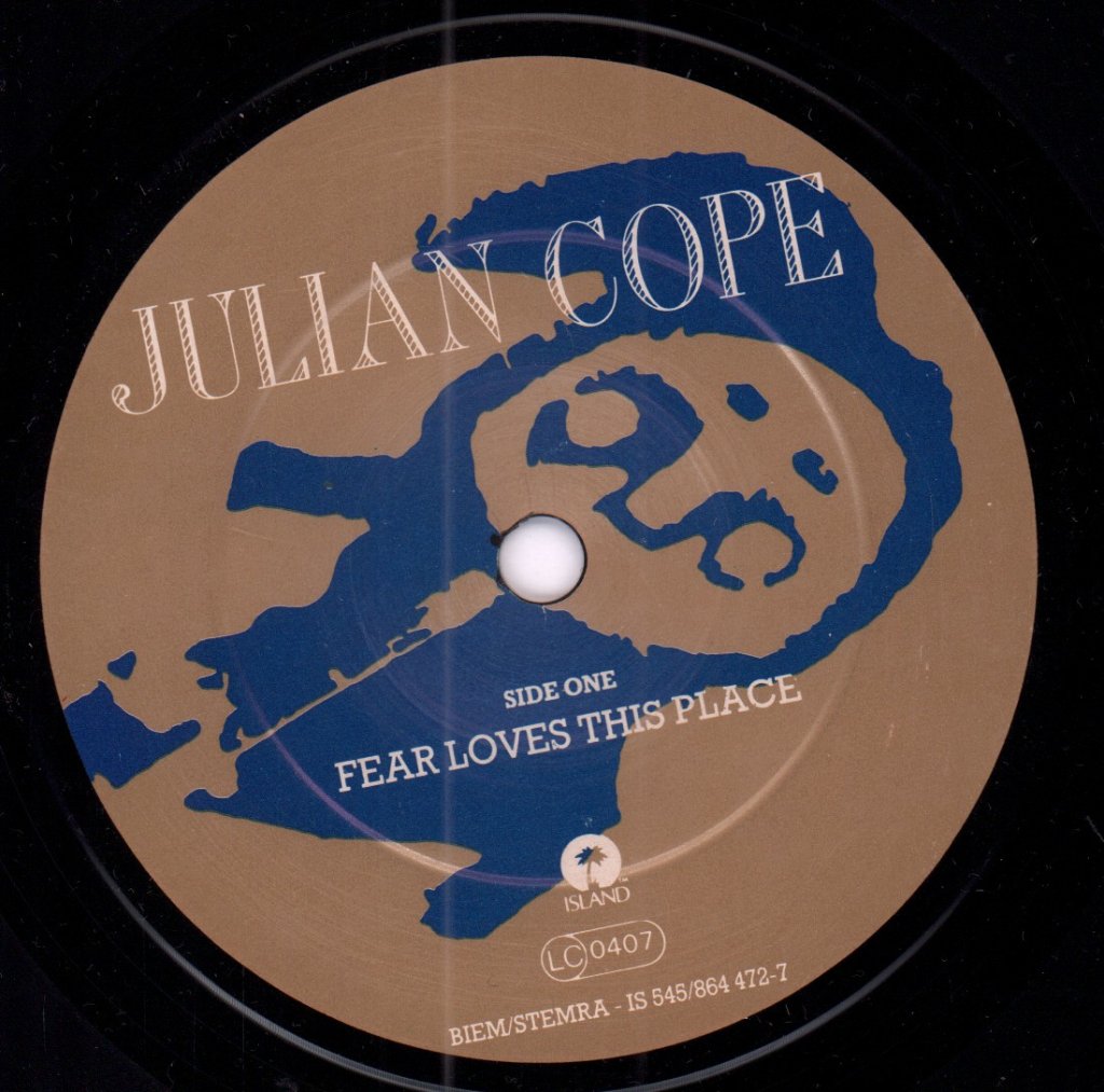 Julian Cope - Fear Loves This Place - 7 Inch
