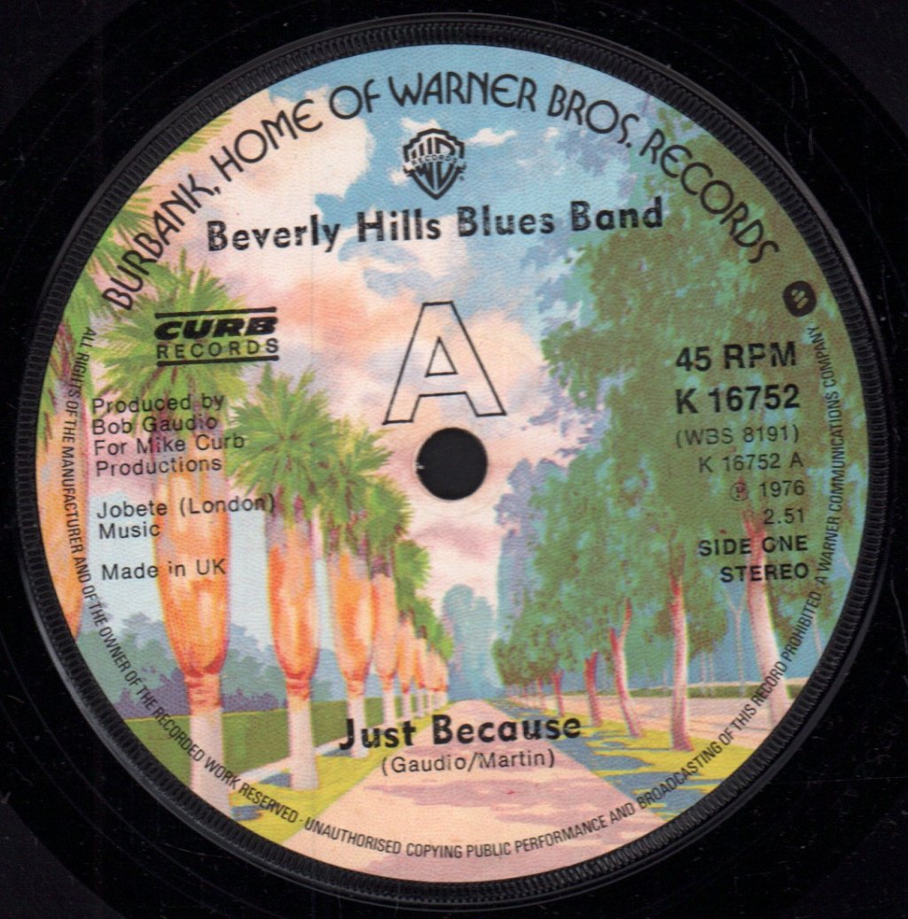 Beverly Hills Blues Band - Just Because - 7 Inch