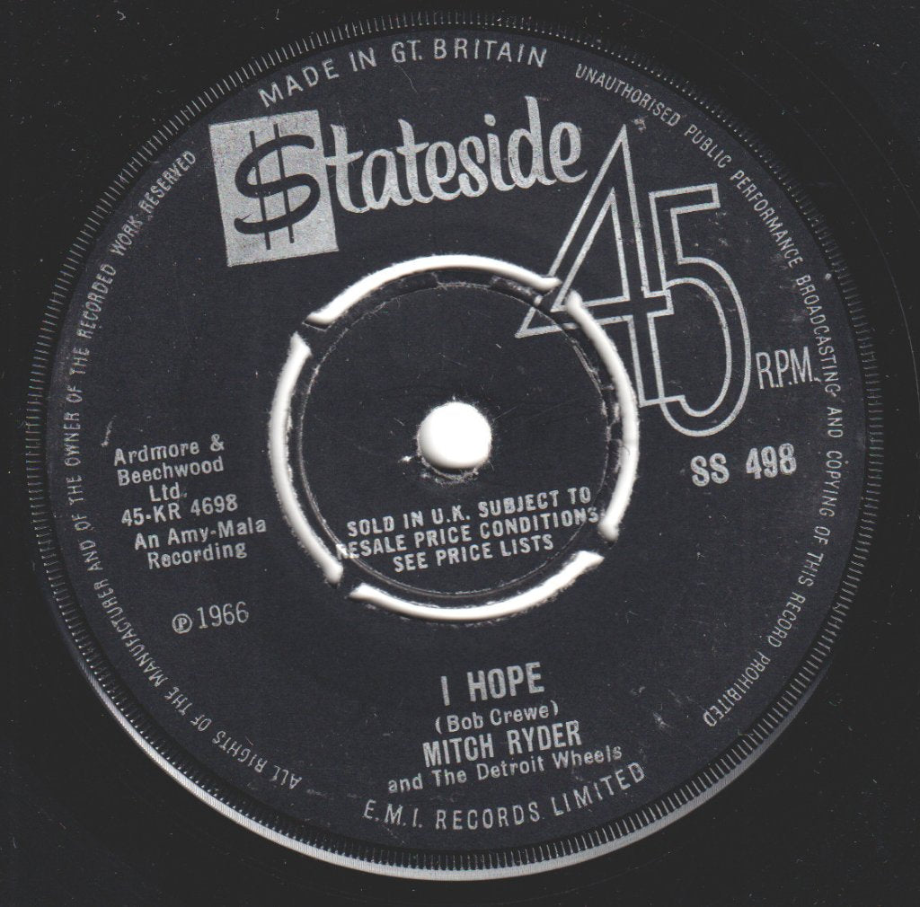 Mitch Ryder - Little Latin Lupe Lu - 7 Inch
