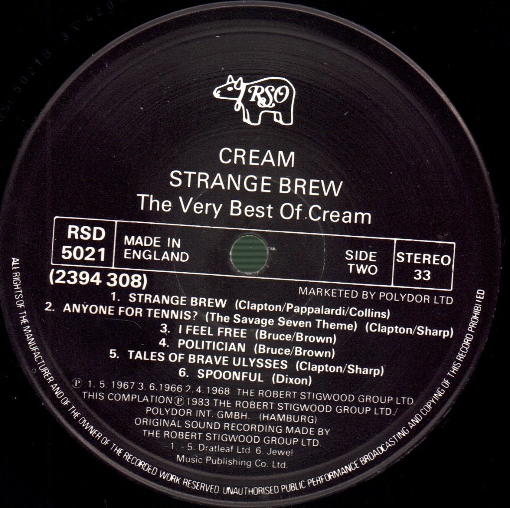 Cream - Strange Brew (Very Best Of) - Lp