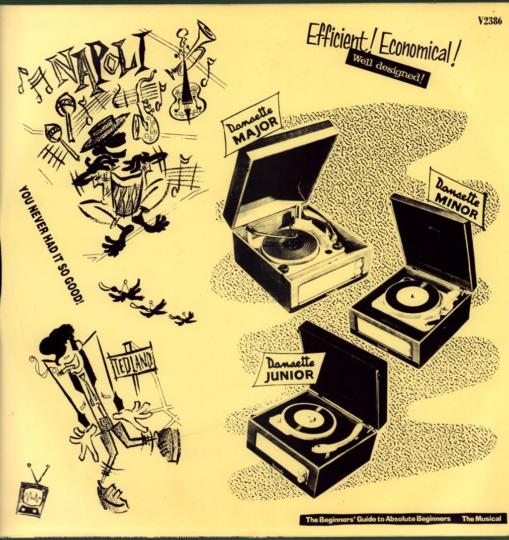 Various Artists - Absolute Beginners (Songs From The Original Motion Picture) - Lp