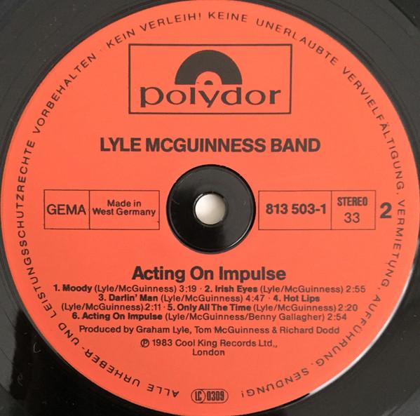 Lyle Mcguinness Band - Acting On Impulse - Lp
