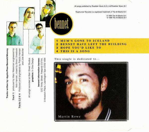 Bennet - Mum's Gone To Iceland - Cd