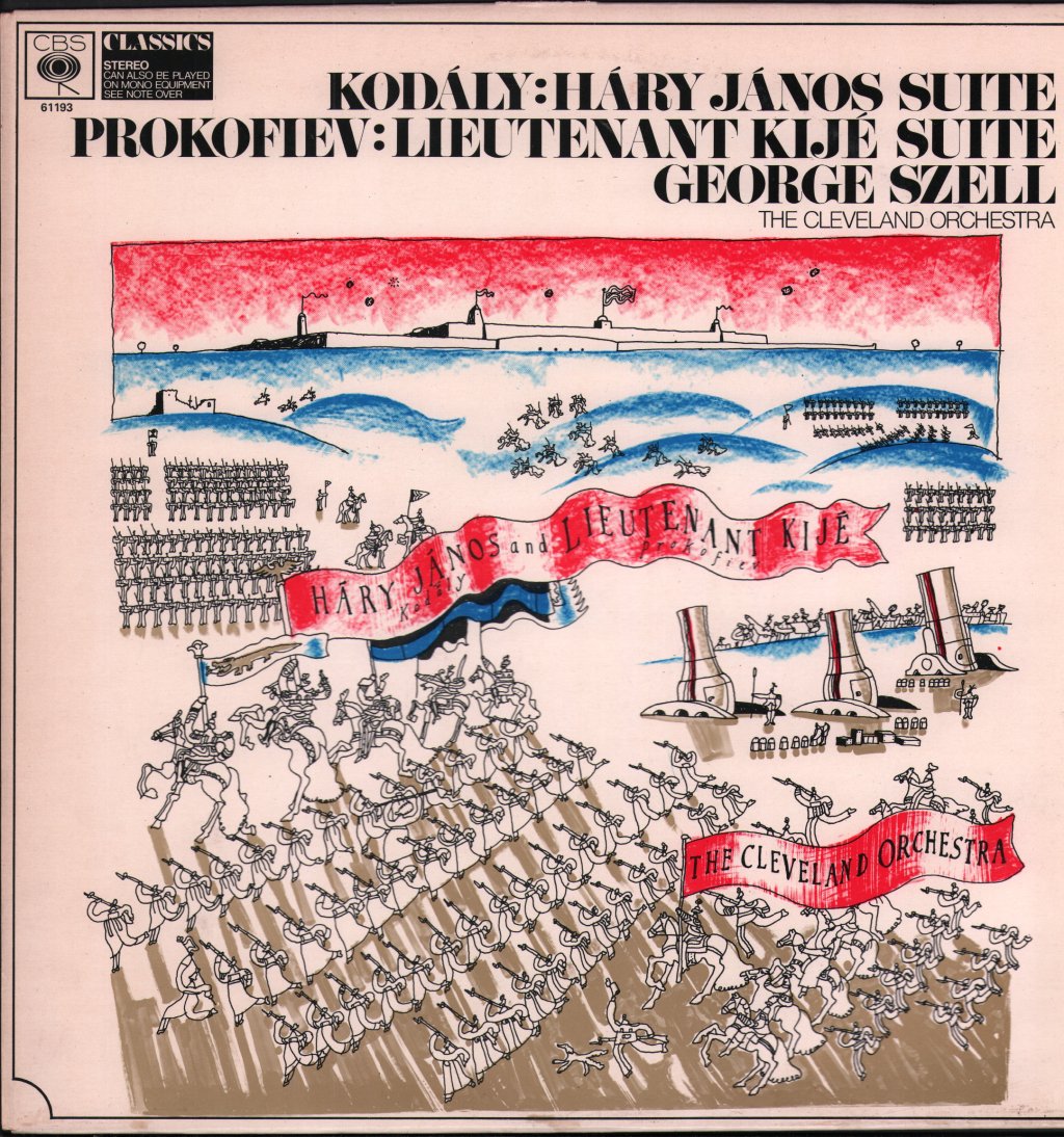George Szell / Cleveland Orchestra - Kodaly - Háry János Suite / Prokofiev - Lieutenant Kijé Suite - Lp