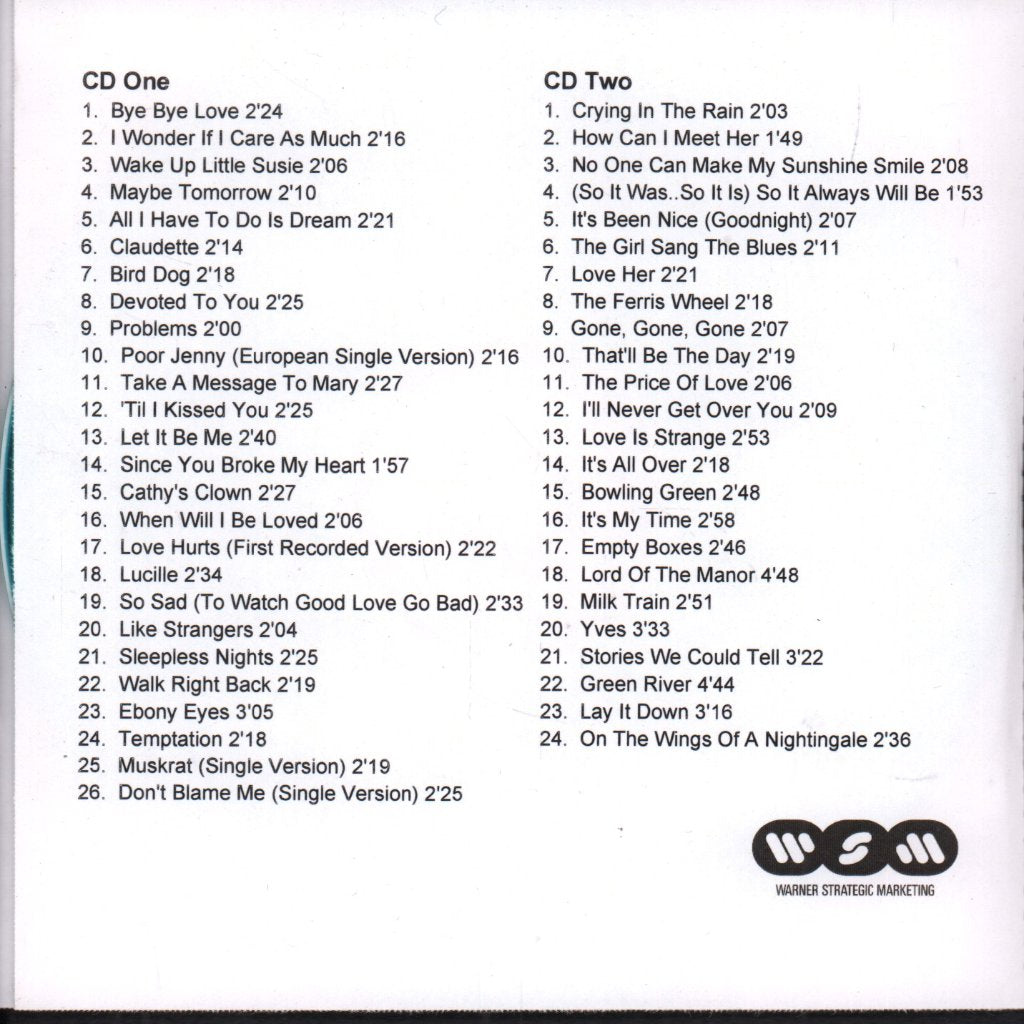 Everly Brothers - Definitive Everly Brothers - Cdr