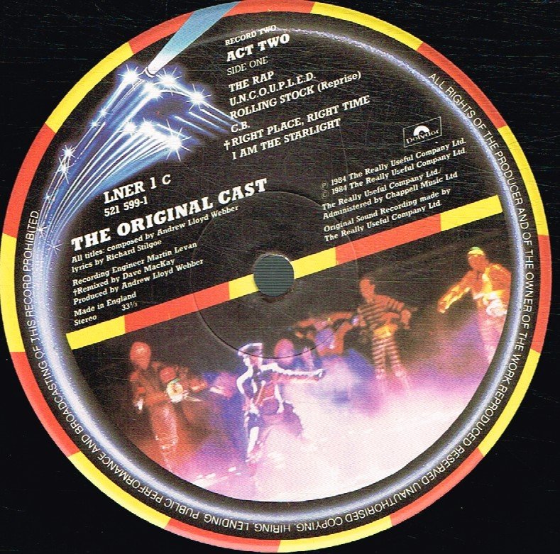 Andrew Lloyd Webber - Starlight Express (Original Cast) - Double Lp