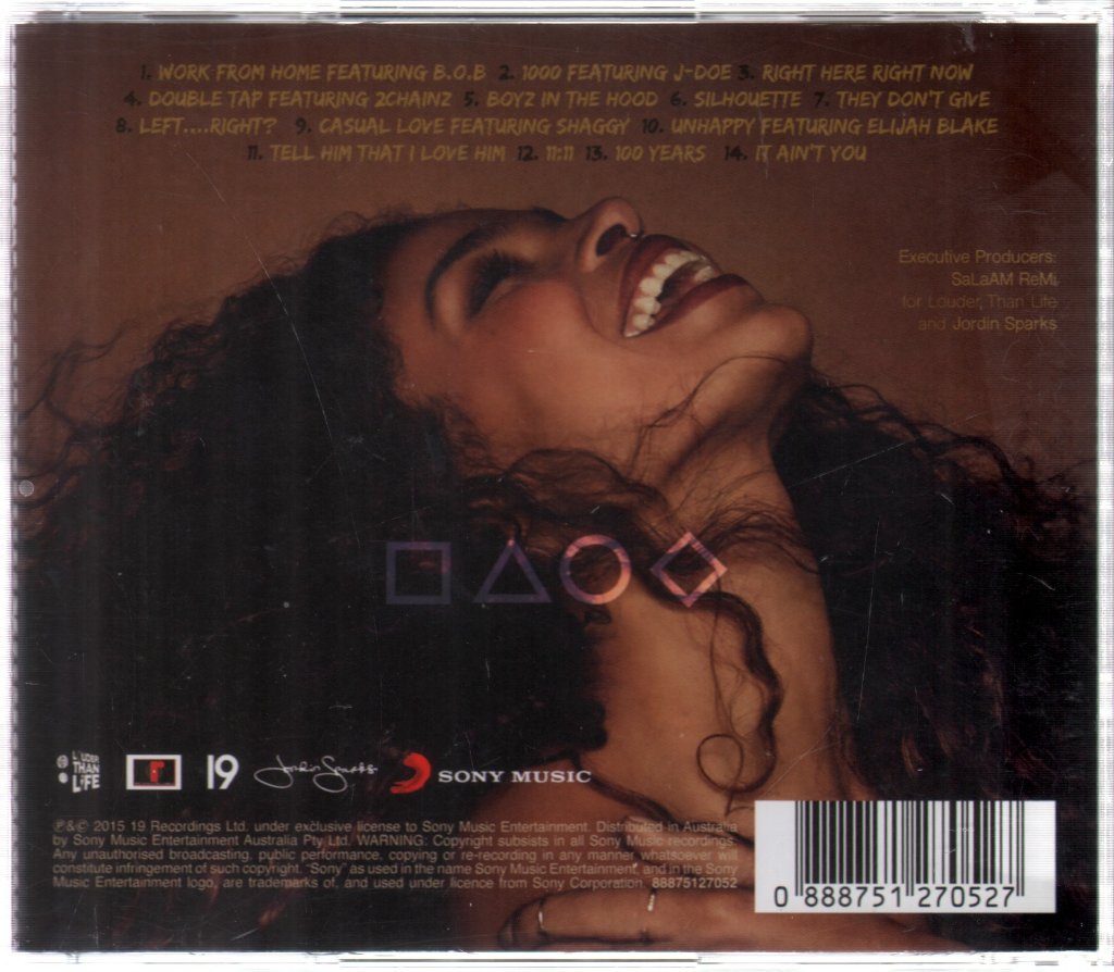 Jordin Sparks - Right Here Right Now - Cd