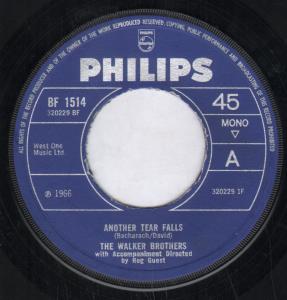 Walker Brothers - Another Tear Falls - 7 Inch