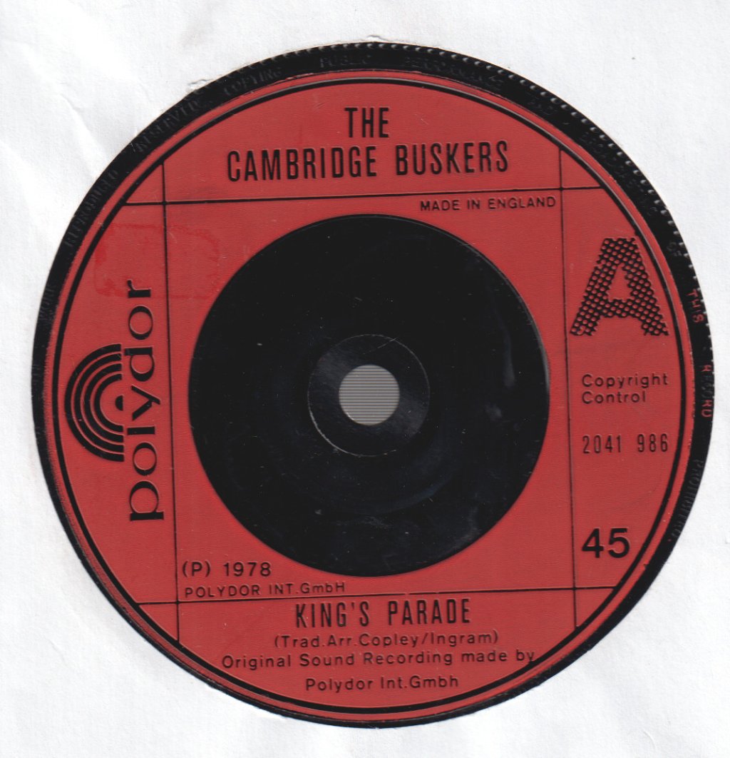 Cambridge Buskers - King's Parade - 7 Inch