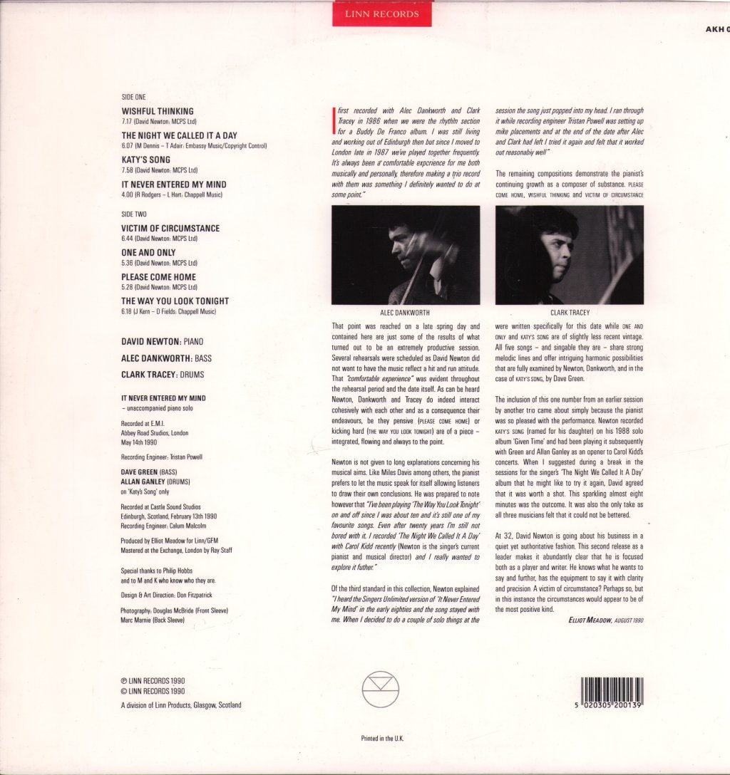 David Newton - Victim Of Circumstance - Lp