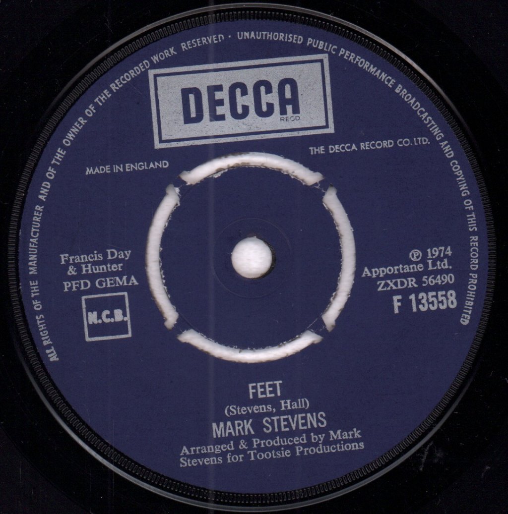 Mark Stevens - Feet - 7 Inch