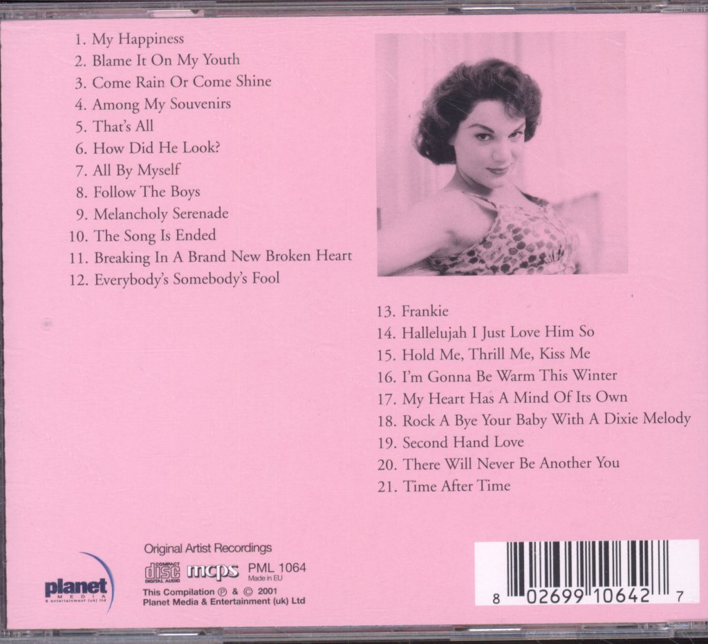 Connie Francis - My Happiness - Cd