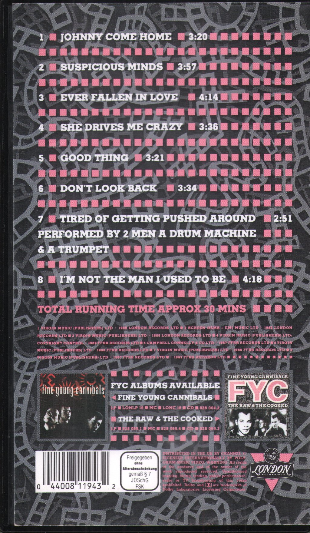 Fine Young Cannibals - Raw & The Cooked - Video