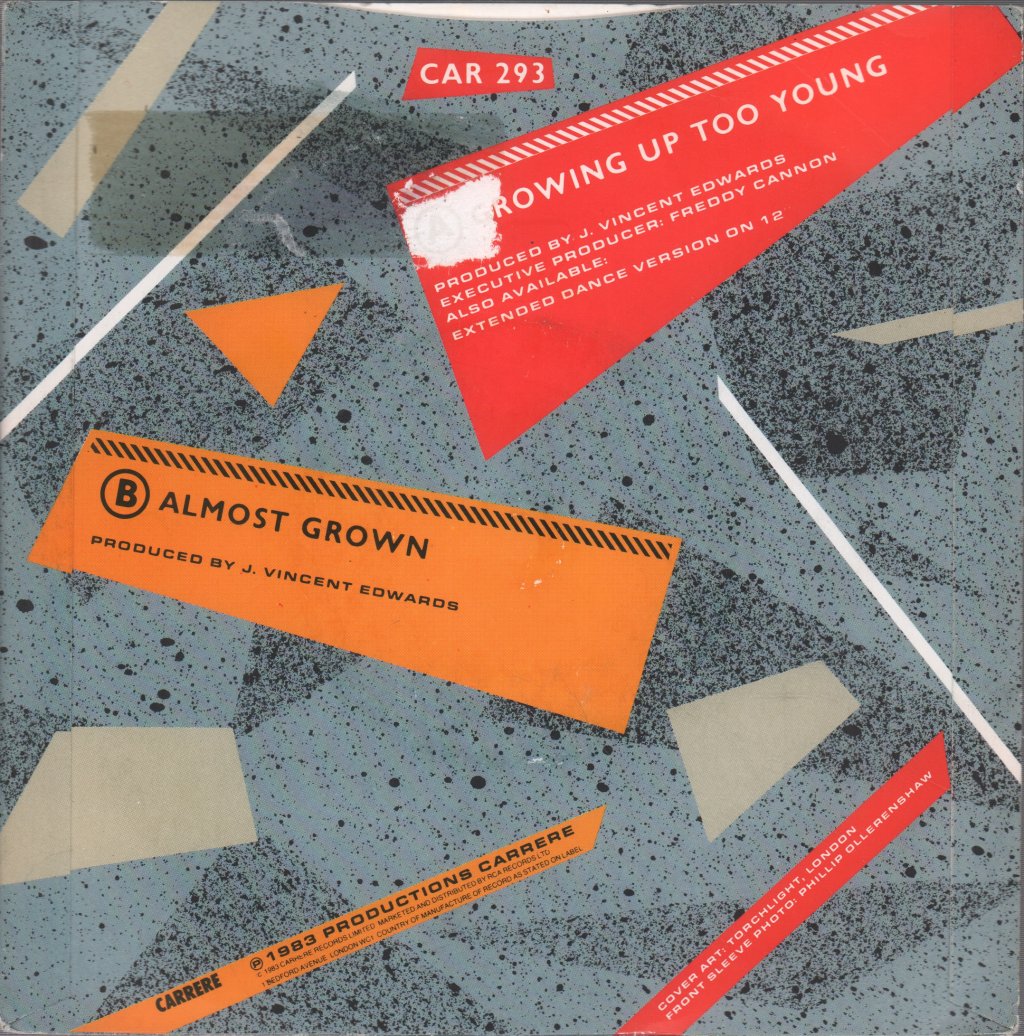 St Clair Palmer - Growing Up Too Young - 7 Inch