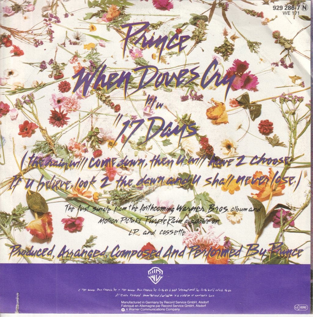 Prince - When Doves Cry - 7 Inch