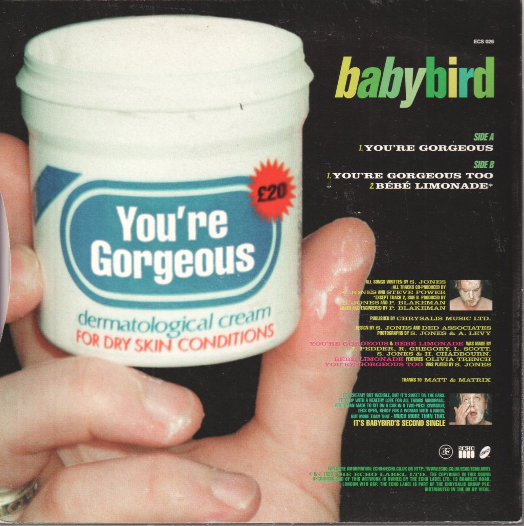 Babybird - You're Gorgeous - 7 Inch