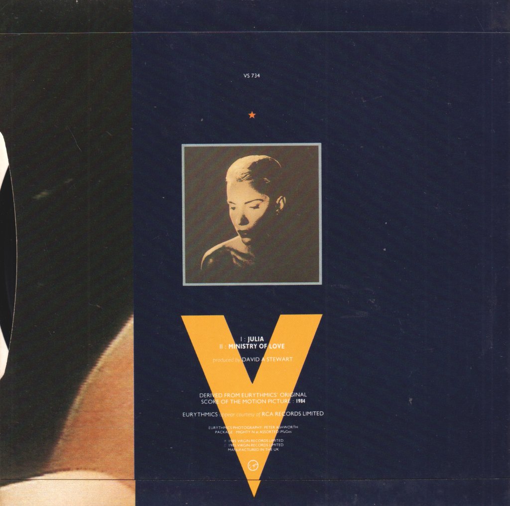 Eurythmics - Julia - 7 Inch