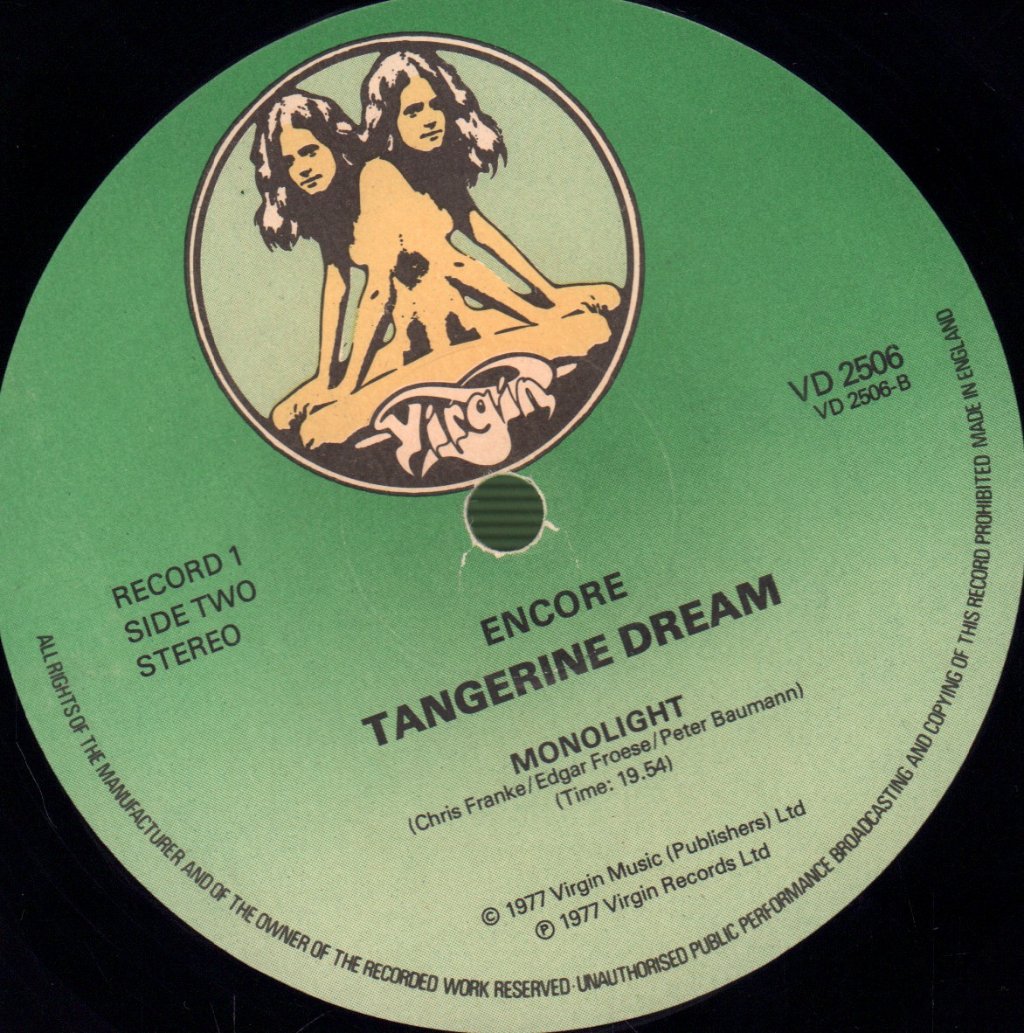 Tangerine Dream - Encore - Double Lp