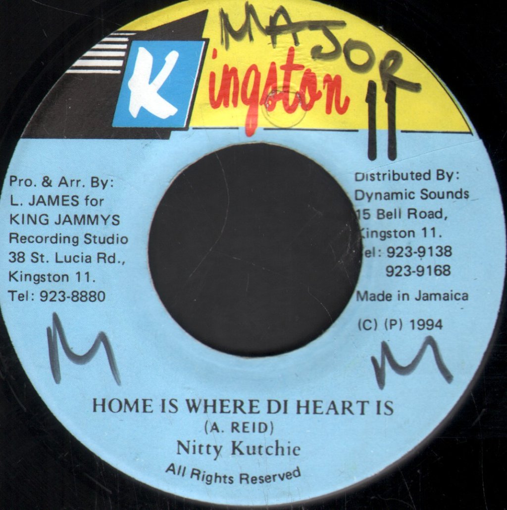 Nitty Kutchie - Home Is Where Di Heart Is - 7 Inch