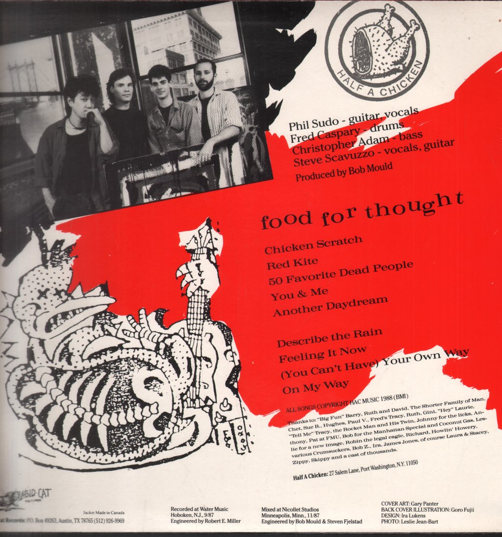 Half A Chicken - Food For Thought - Lp