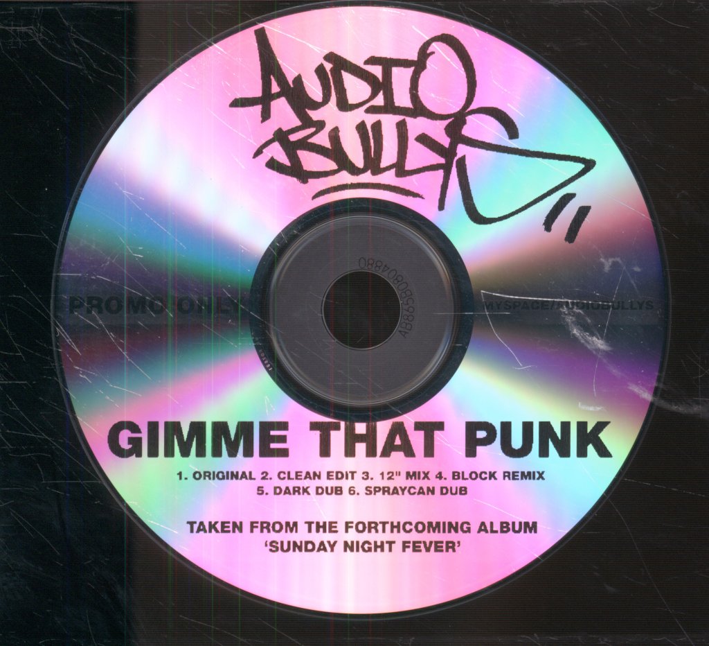 Audio Bullys - Gimme That Punk - Cdr