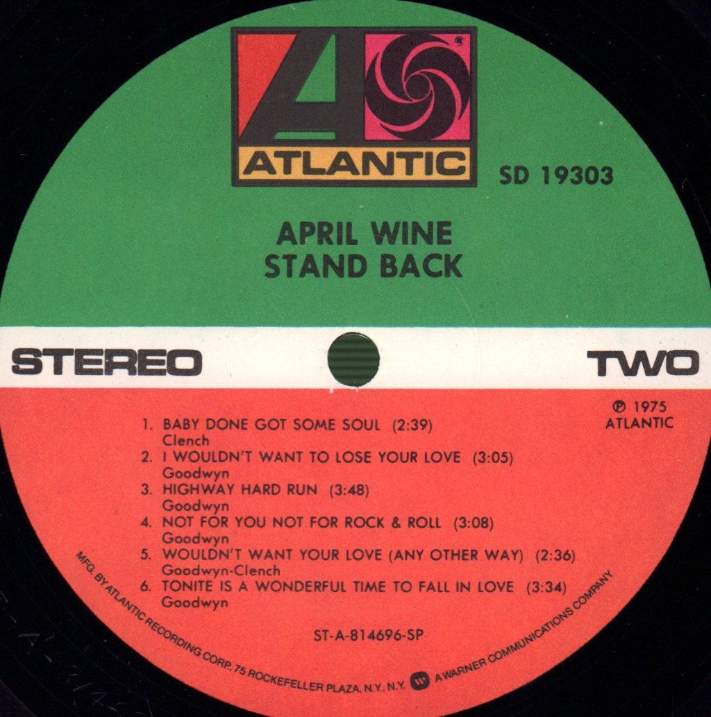 April Wine - Stand Back - Lp