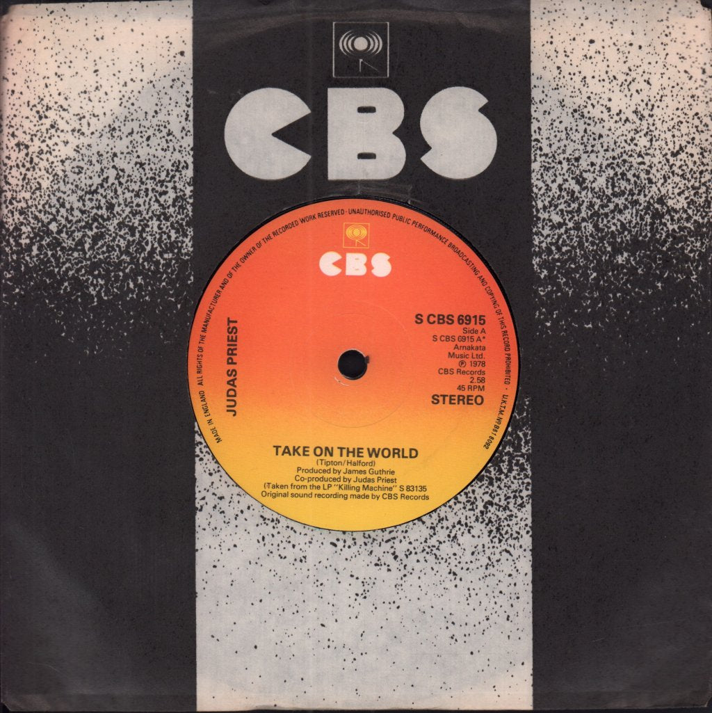 Judas Priest - Take On The World - 7 Inch