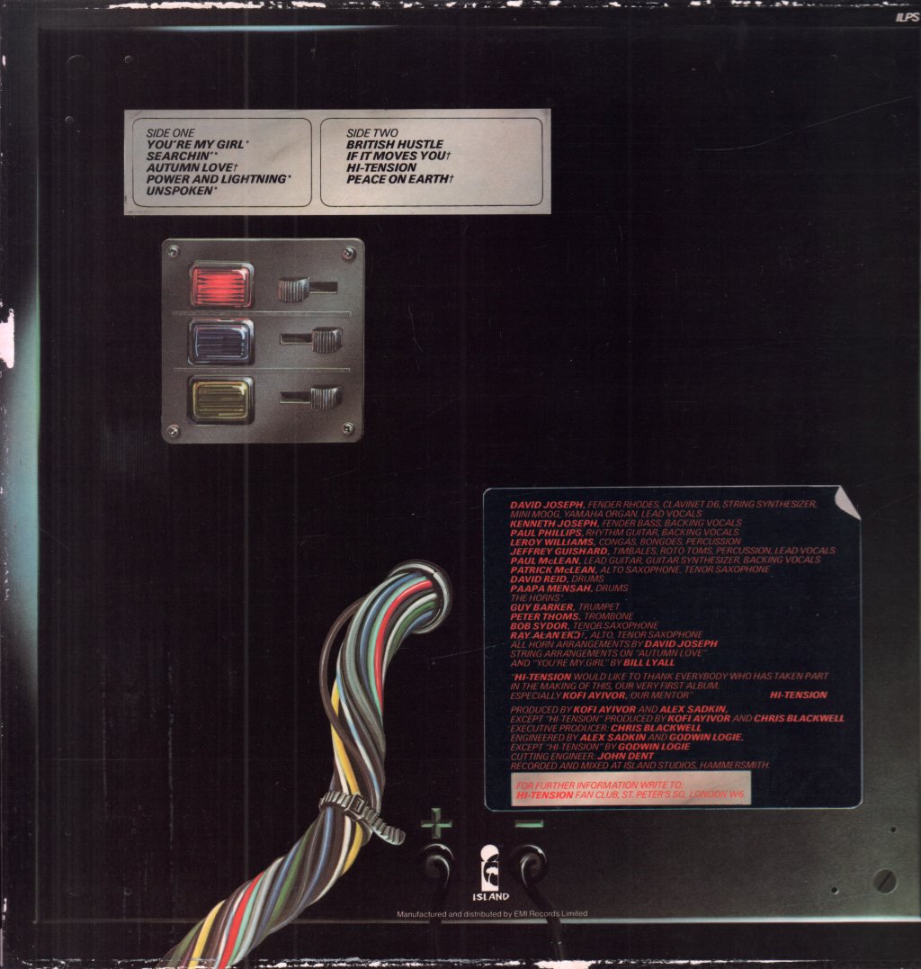 Hi Tension - Hi Tension - Lp