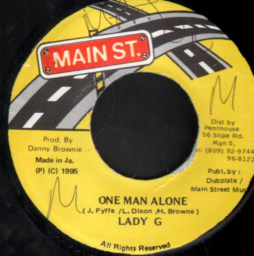 Lady G - One Man Alone - 7 Inch