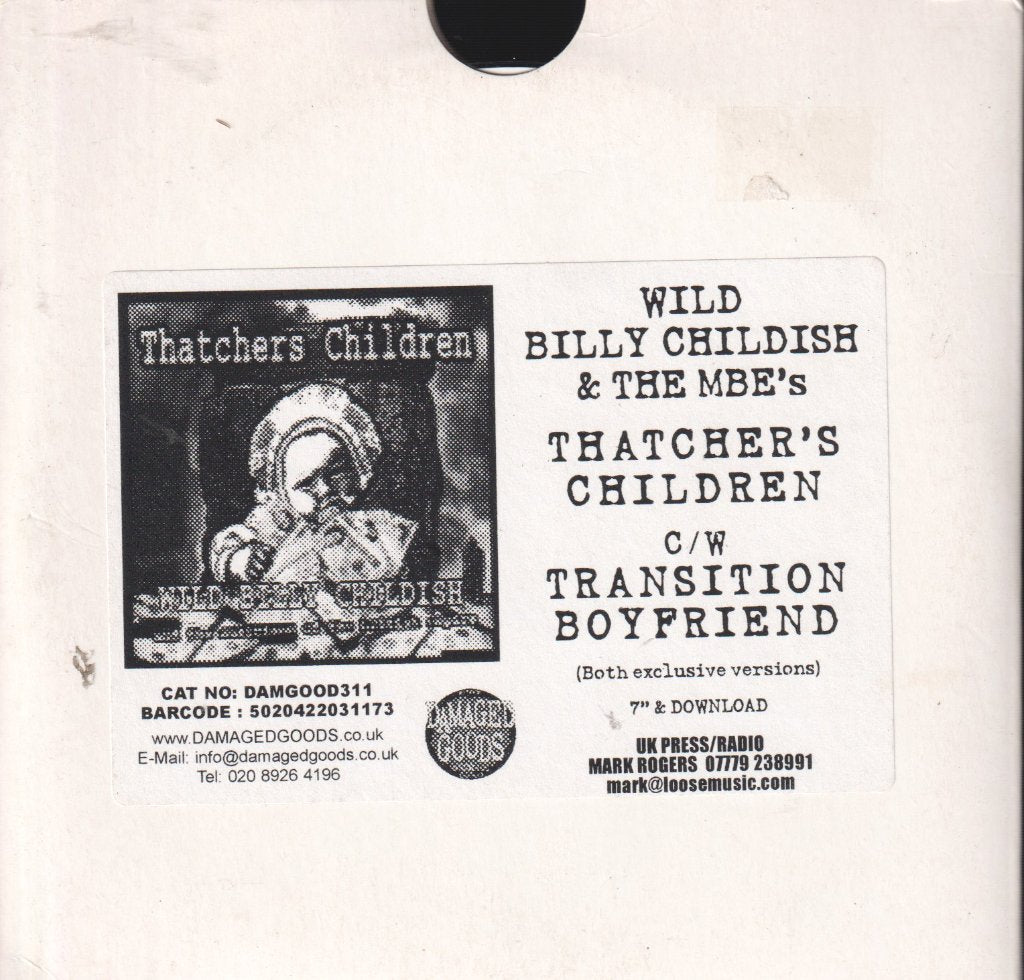 Wild Billy Childish & The Musicians Of The British Empire - Thatcher's Children - Cd