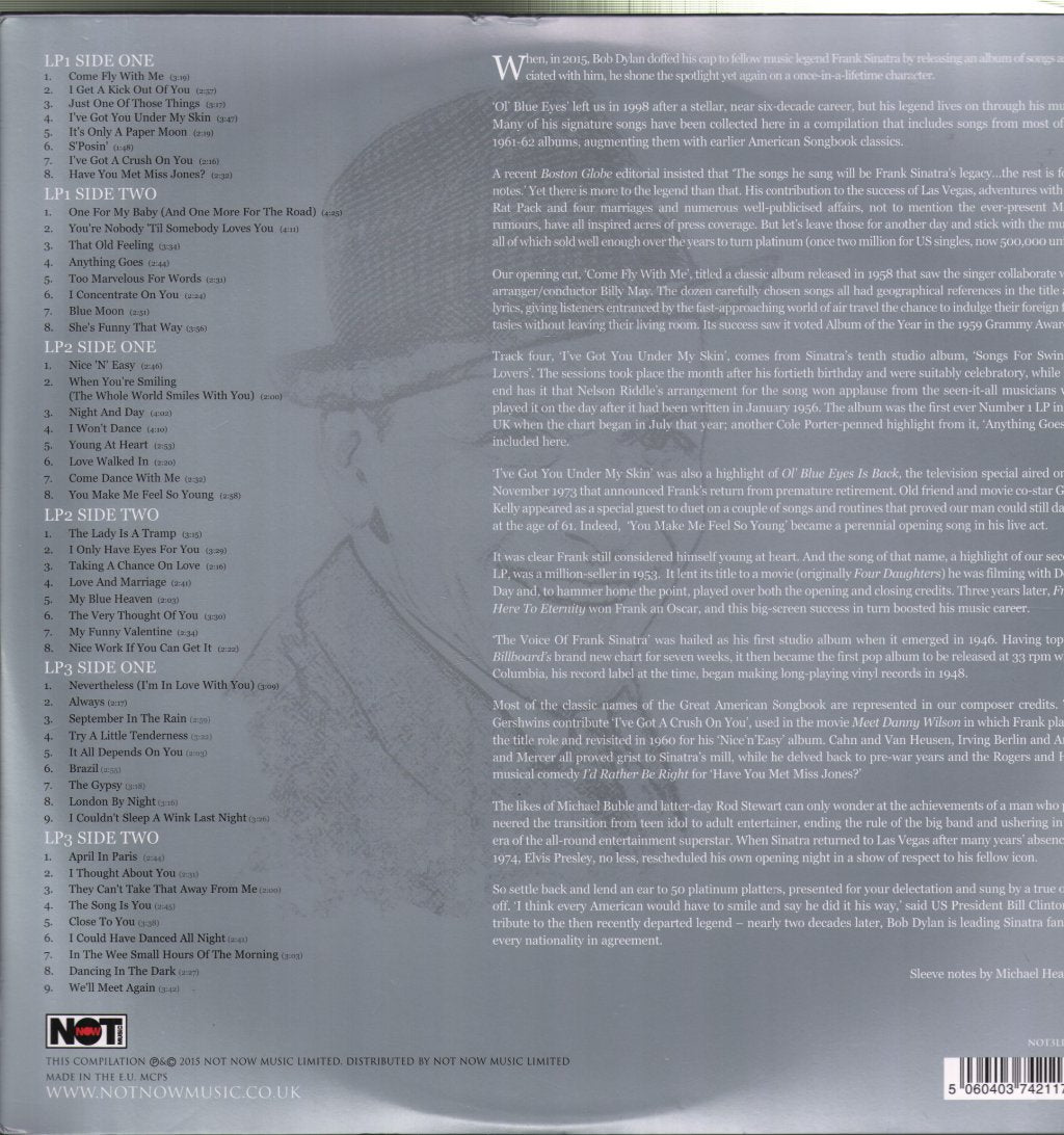 Frank Sinatra - Platinum Collection - Triple Lp