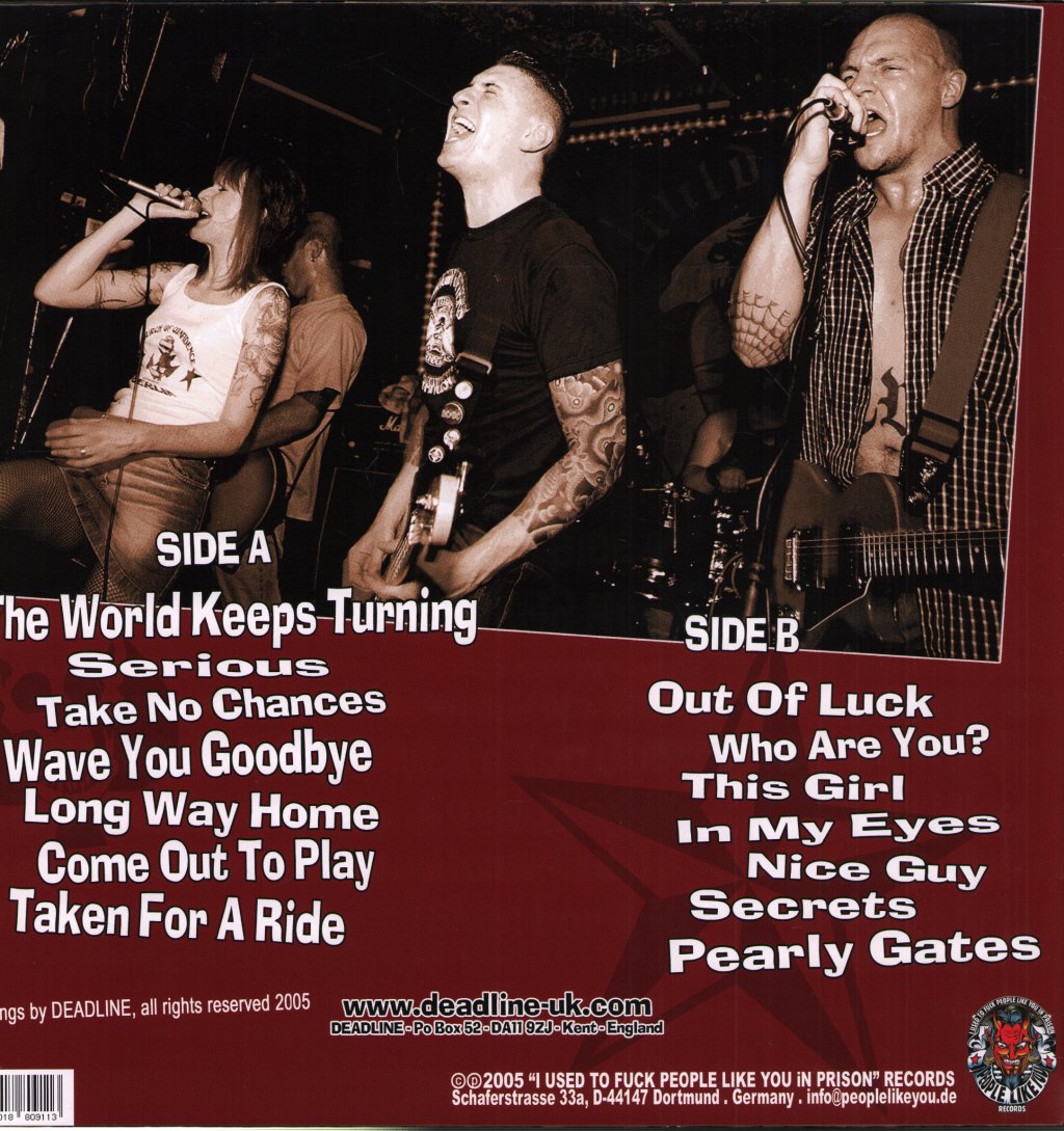 Deadline (Punk) - Getting Serious - Lp