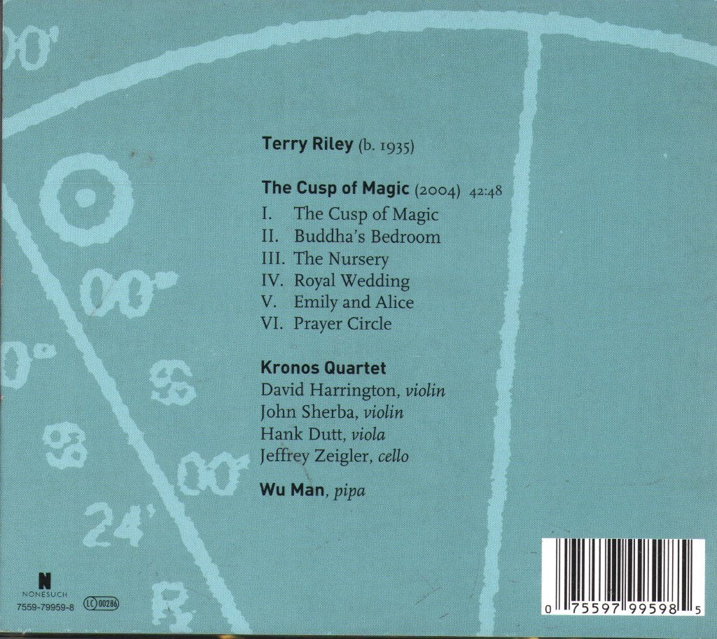 Kronos Quartet & Wu Man - Terry Riley - Cusp Of Magic - Cd