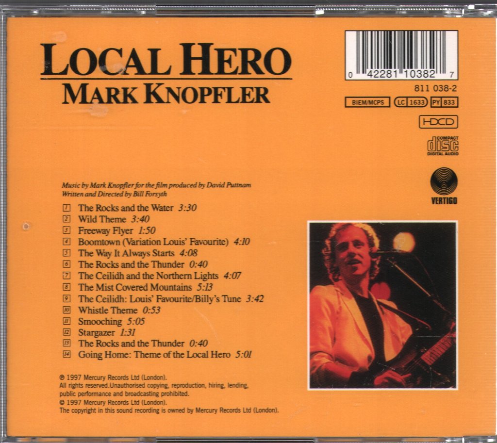Mark Knopfler - Local Hero - Cd