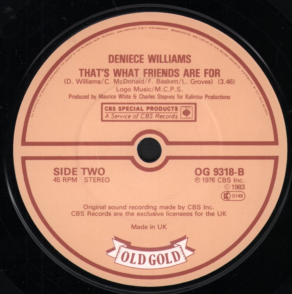 Deniece Williams - Free - 7 Inch
