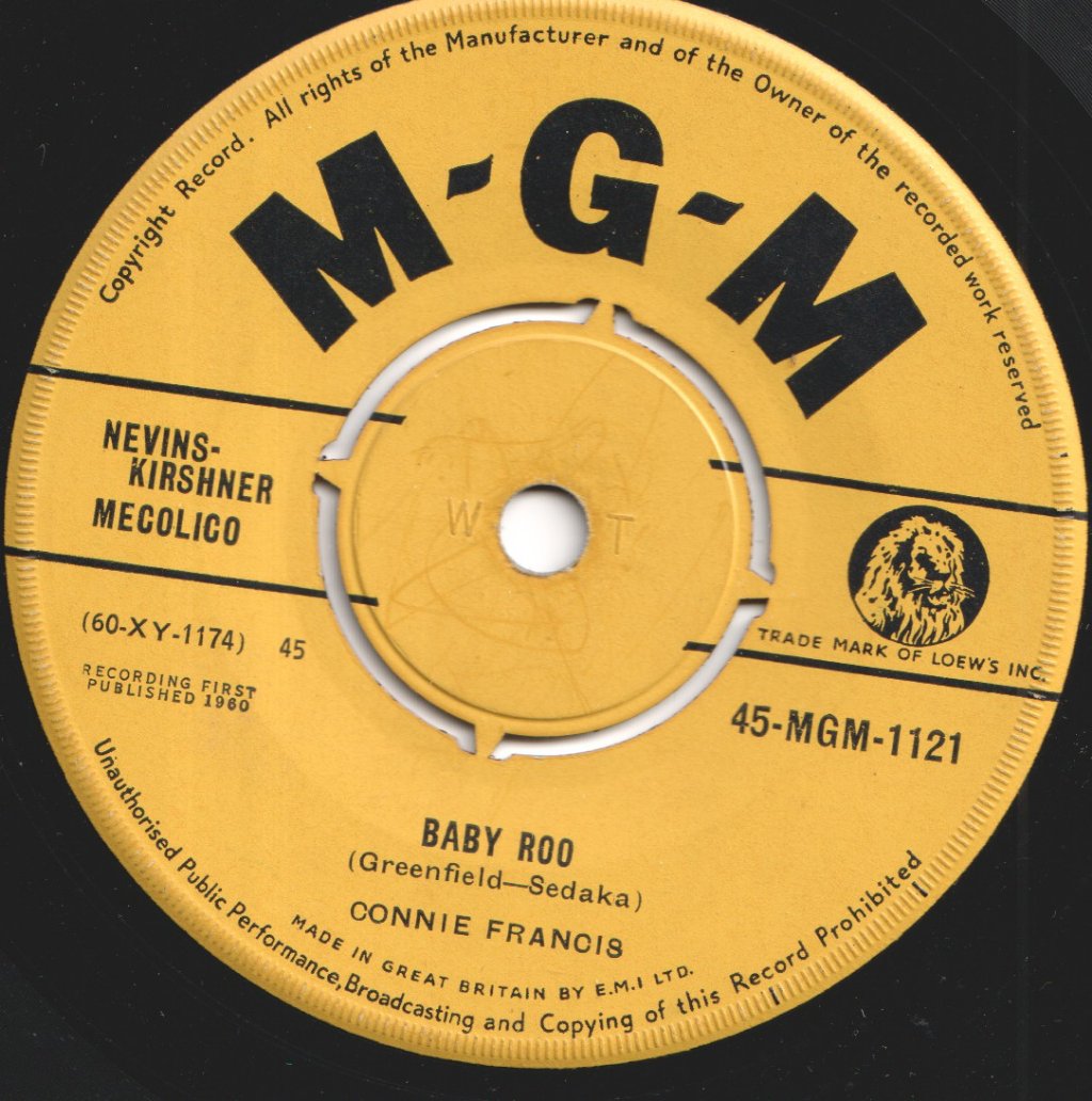 Connie Francis - Where The Boys Are - 7 Inch
